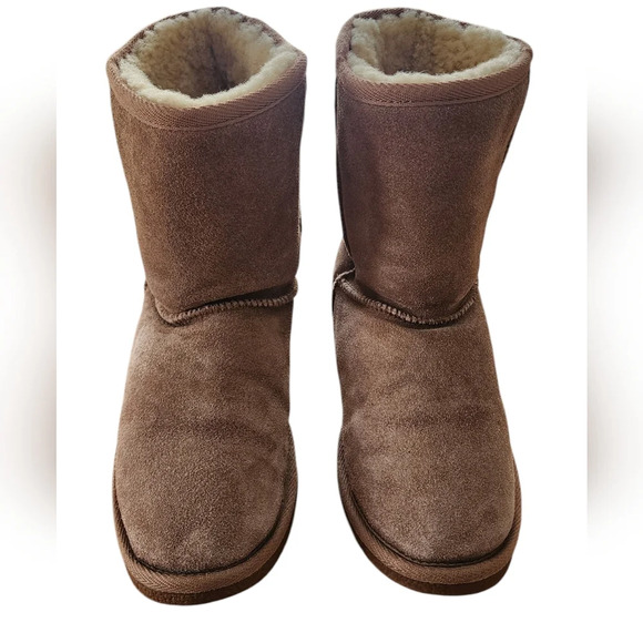 BIOTIME Genuine Shearling Sheepskin Boots Size 7 - Picture 3 of 13